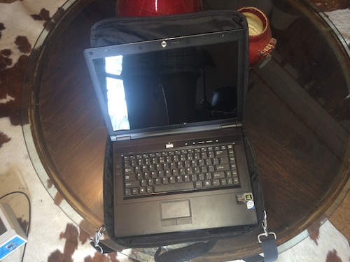 The carrying case for the Quantum Computers laptop is a perfect fit!